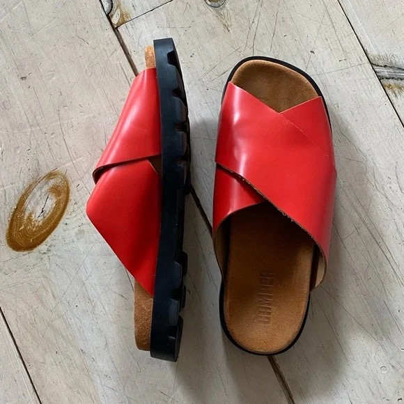 サンダル CAMPER Men Sandals Red K101046-003 BRUTUS SANDAL 0 K101046-003_LF.jpg
